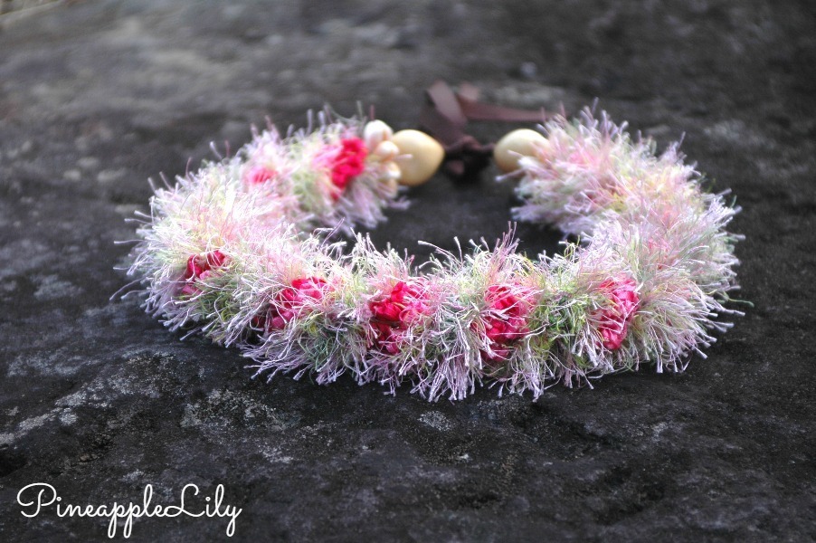 Flower ハンドメイド・手芸 ロケラニのクロシェットレイ